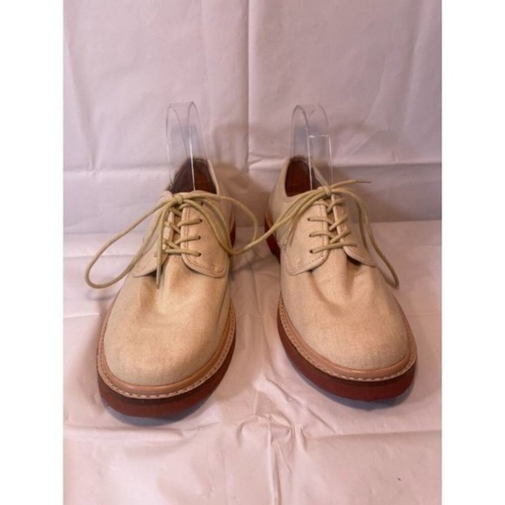 FOSSIL Linen leather lace up shoes size 7 mens